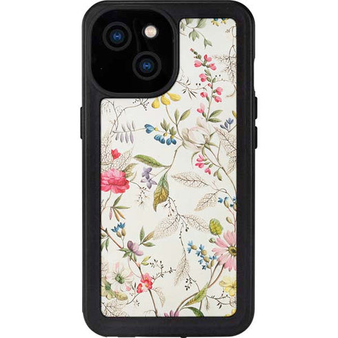 Wildflowers by William Kilburn iPhone 15 Waterproof Case